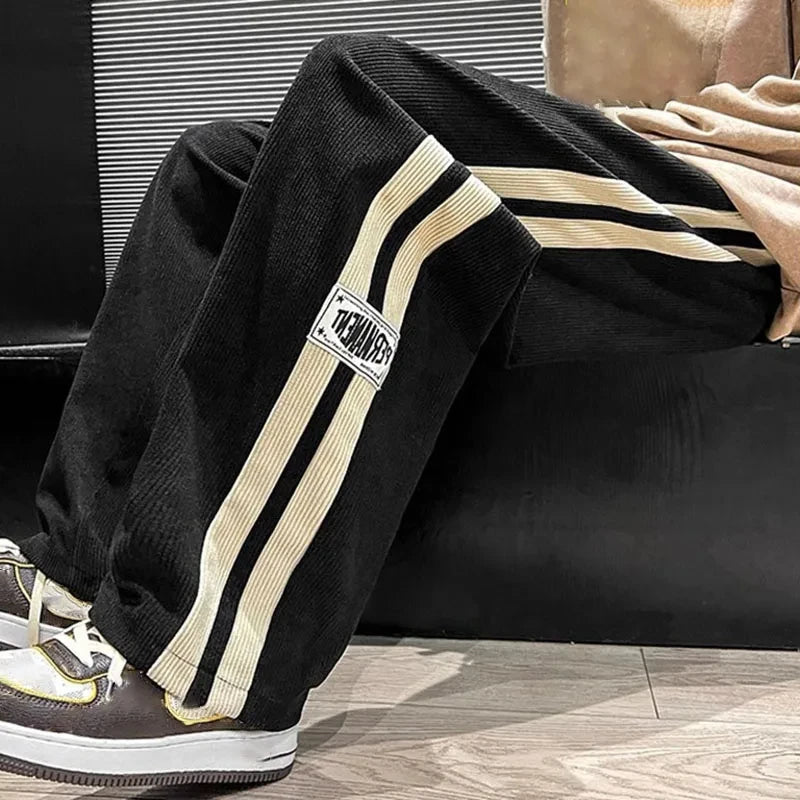 Optew Men’s Corduroy Stripe Pants