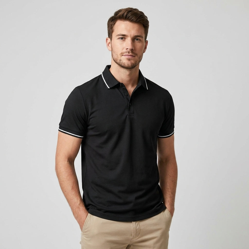 Optew Men’s Textured Colorblock Shirt