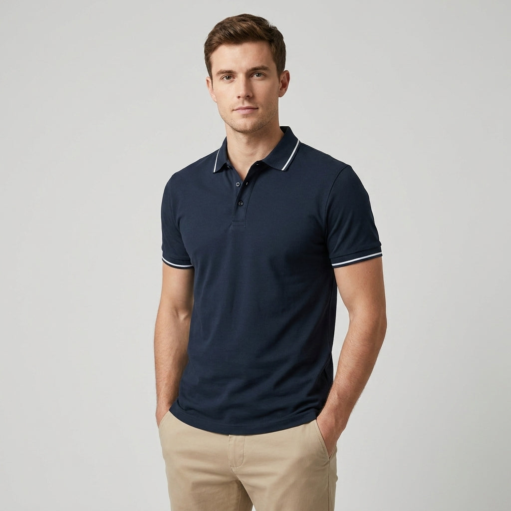 Optew Men’s Textured Colorblock Shirt