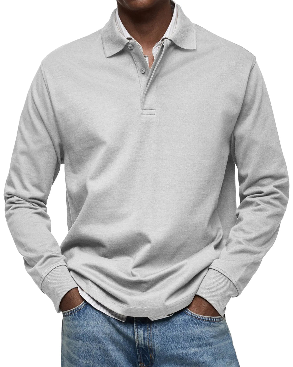 Optew Luxury Long Sleeve Polo