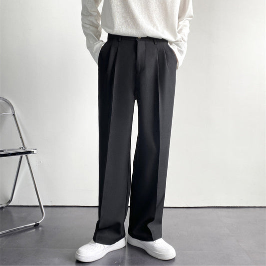 Optew Men’s Tailored Pleated Trousers