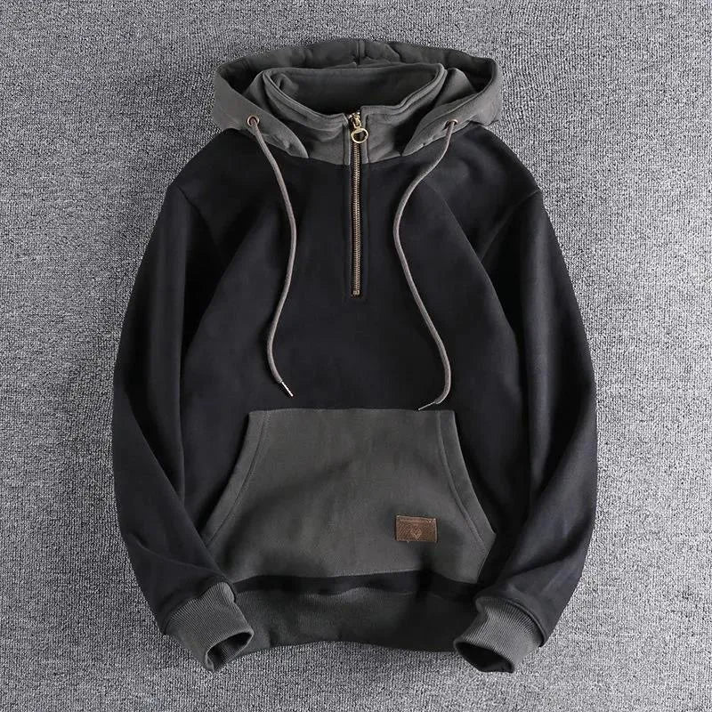 Optew Men’s Two-Tone Zip Hoodie