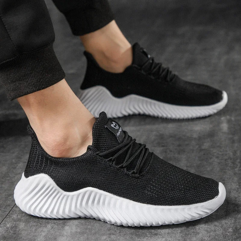 Optew Men’s Lightweight Knit Sneakers