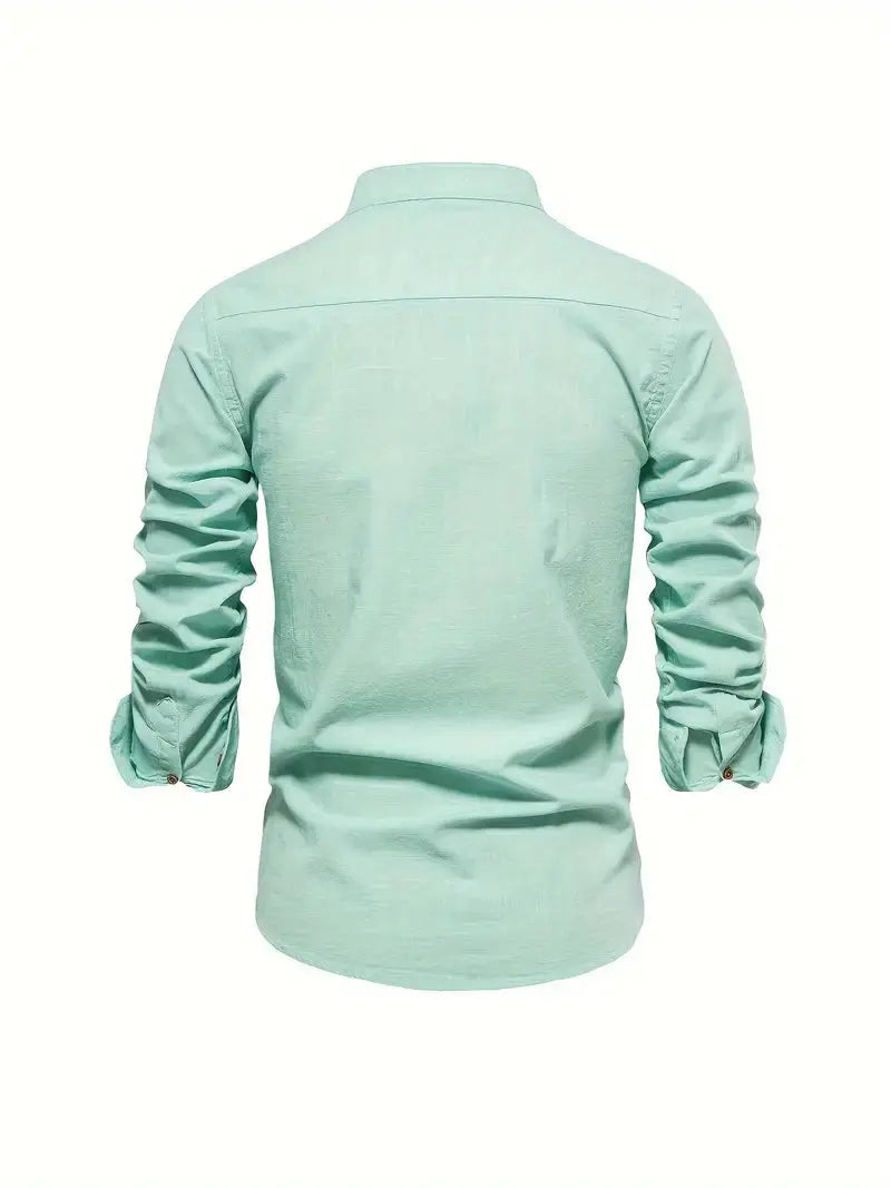Optew Men’s Classic Button-Up Shirt