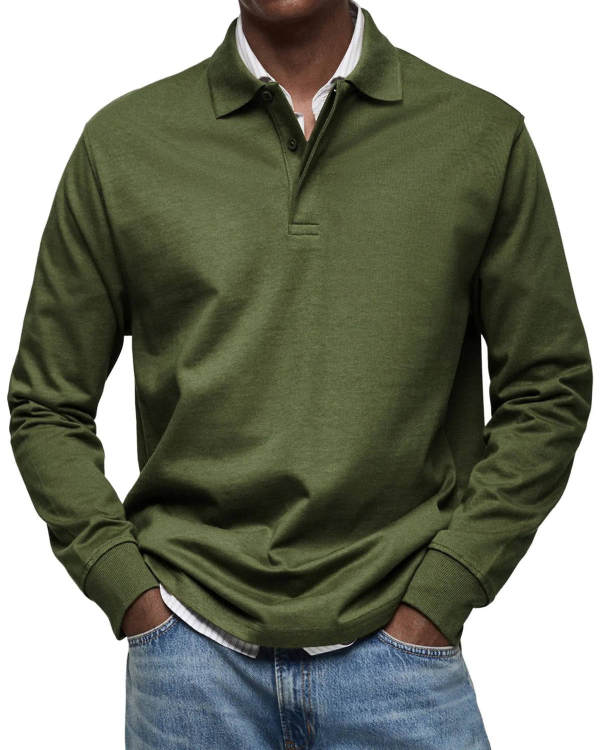 Optew Luxury Long Sleeve Polo