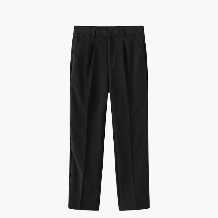 Optew Men’s Tailored Pleated Trousers
