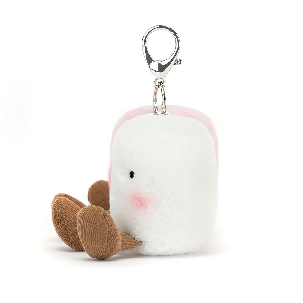 Amuseables Pair Of Marshmallows Bag Charm | Soft Plush Toy