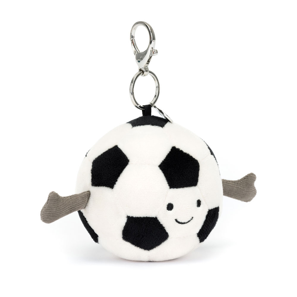 Amuseables Sports Football Bag Charm | Soft Plush Toy