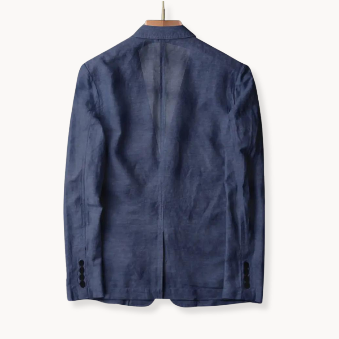 Optew Men’s Linen Unstructured Blazer