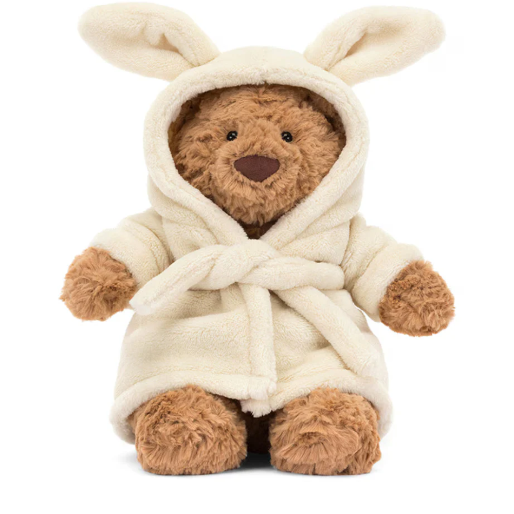 Brown Bear Bathrobe | Soft Plush Toy
