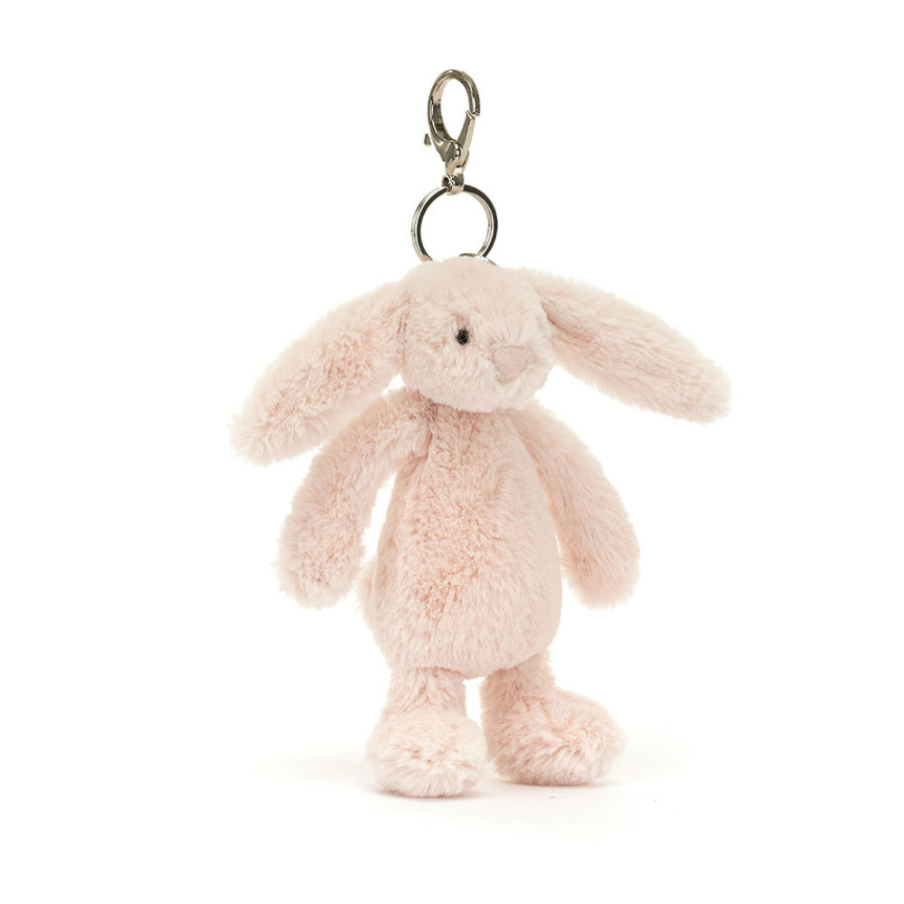Bashful Blush Bunny Bag Charm | Soft Plush Toy