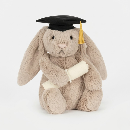 Bashful Bunny Graduation Outfit | Soft Plush Toy