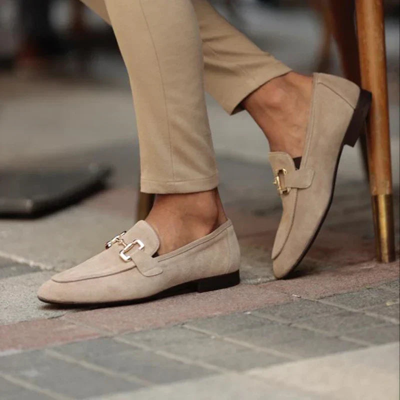 Optew Men’s Suede Horsebit Loafer