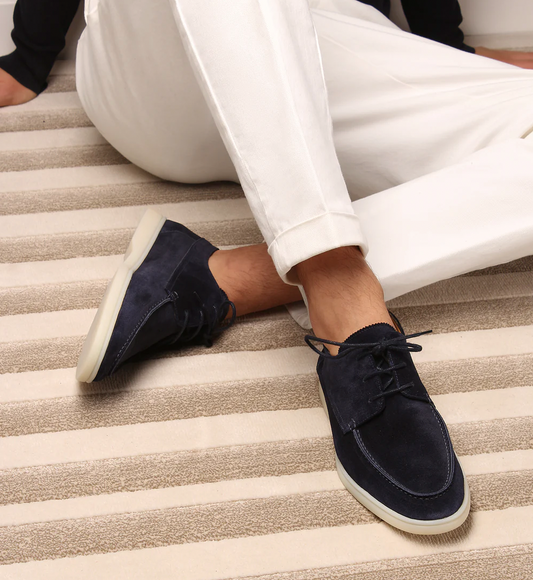Optew Men's Everyday Casual Lace-Up Boat Shoes