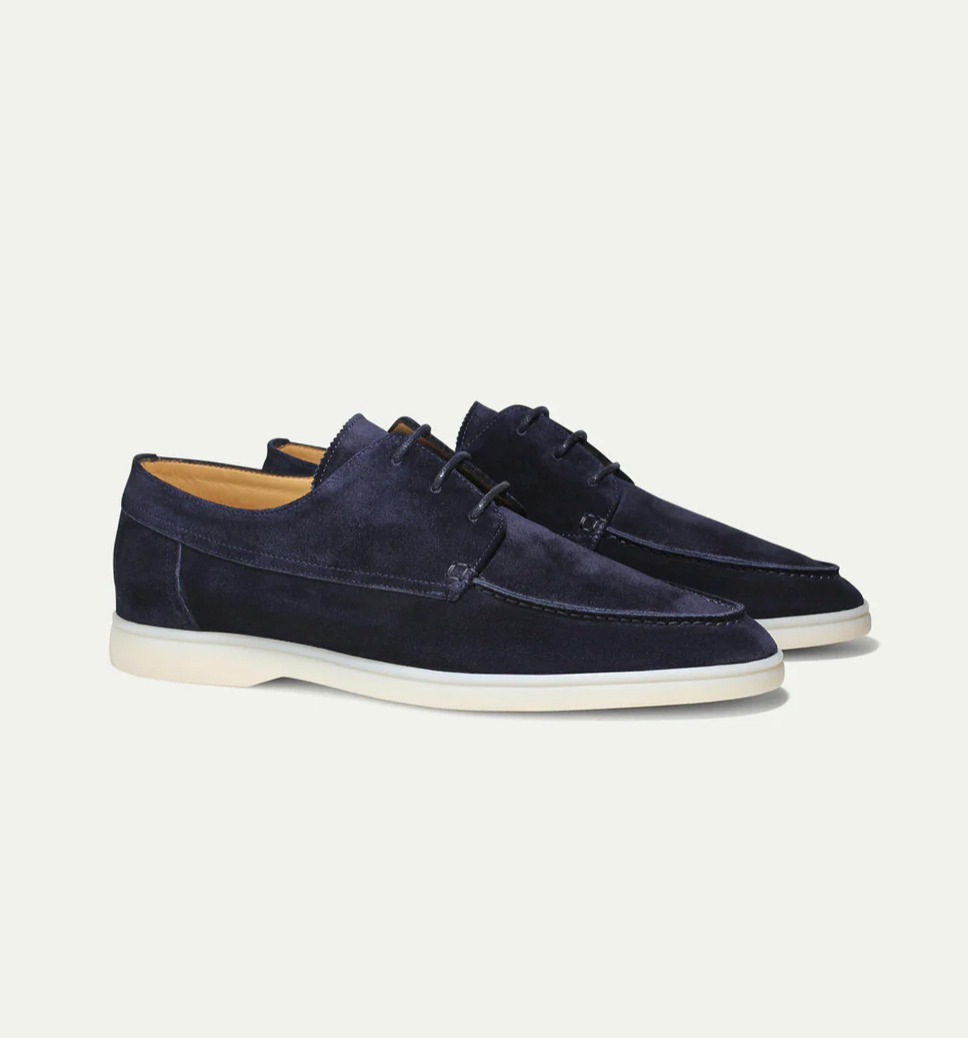 Optew Men's Everyday Casual Lace-Up Boat Shoes