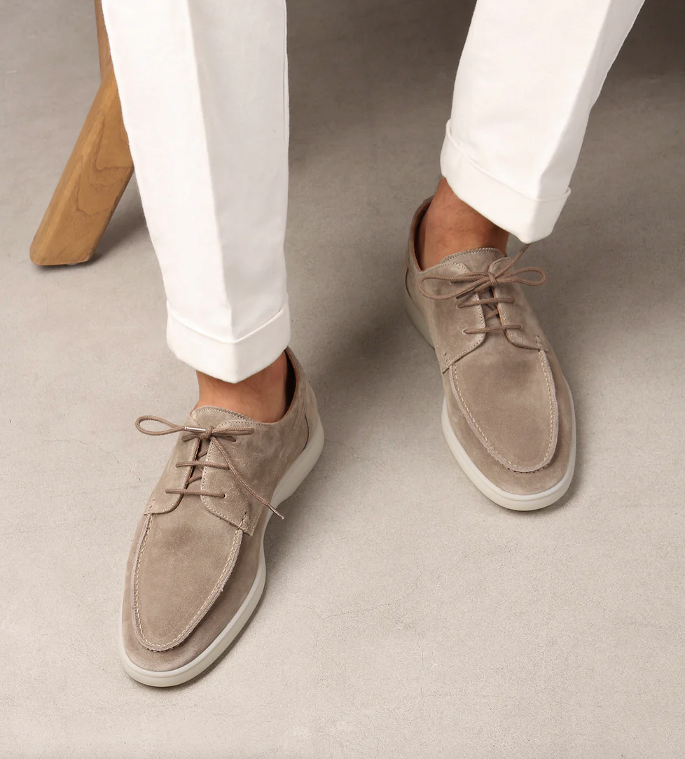 Optew Men's Everyday Casual Lace-Up Boat Shoes