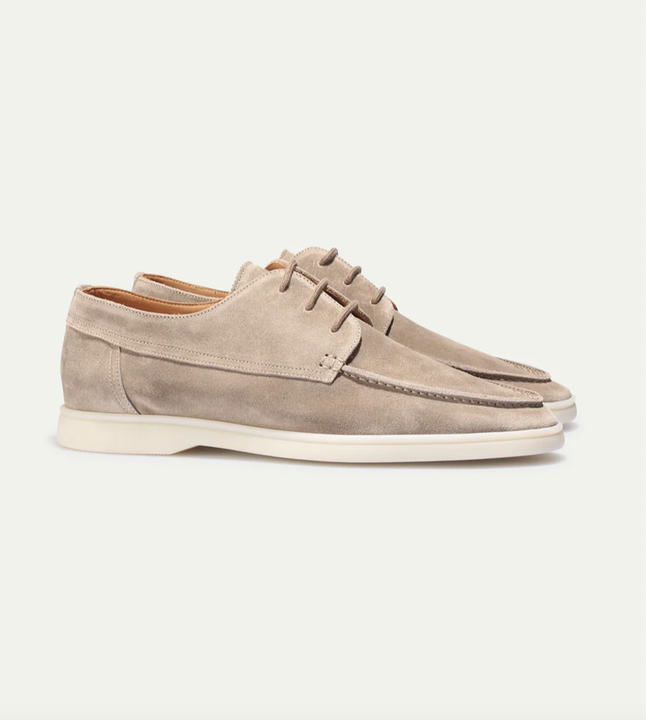 Optew Men's Everyday Casual Lace-Up Boat Shoes