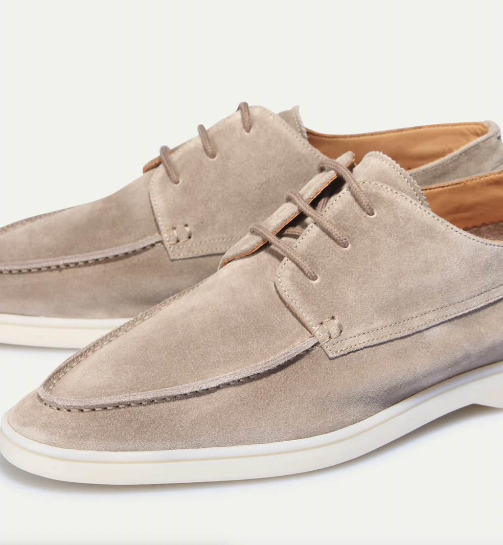 Optew Men's Everyday Casual Lace-Up Boat Shoes