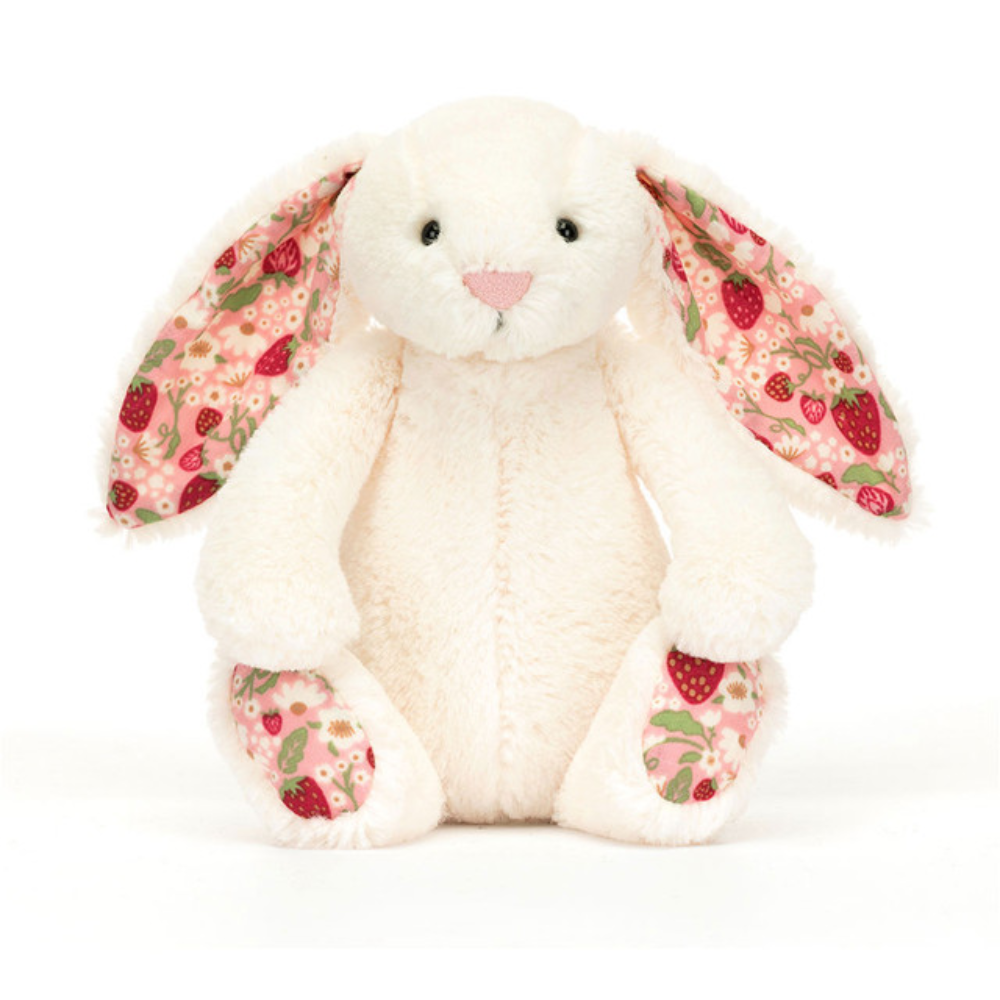 Blossom Cream Bunny 'Berry' | Soft Plush Toy