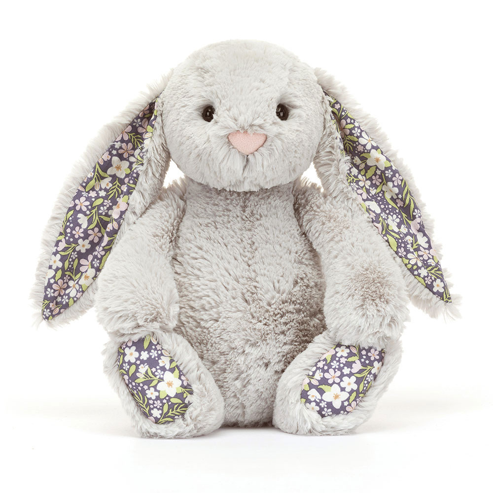 Blossom Silver Bunny 'Bloom' | Soft Plush Toy