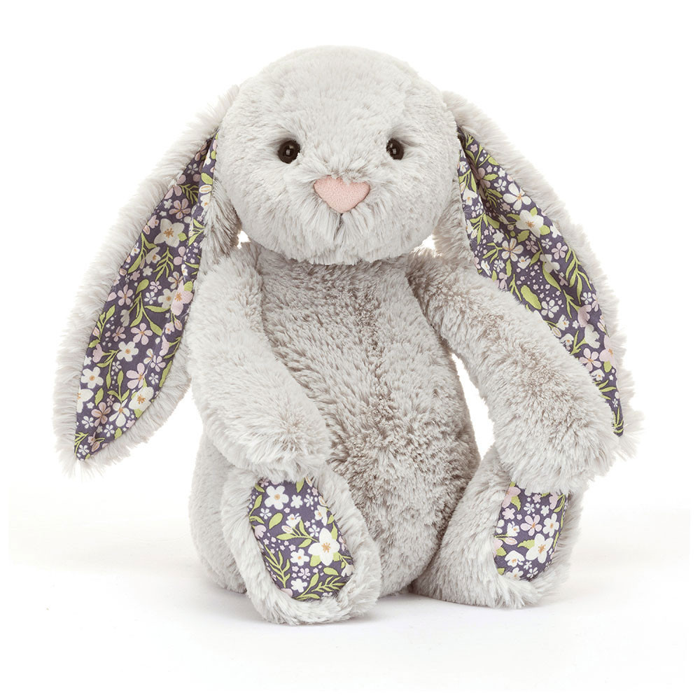Blossom Silver Bunny 'Bloom' | Soft Plush Toy