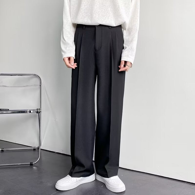Optew Men’s Tailored Pleated Trousers