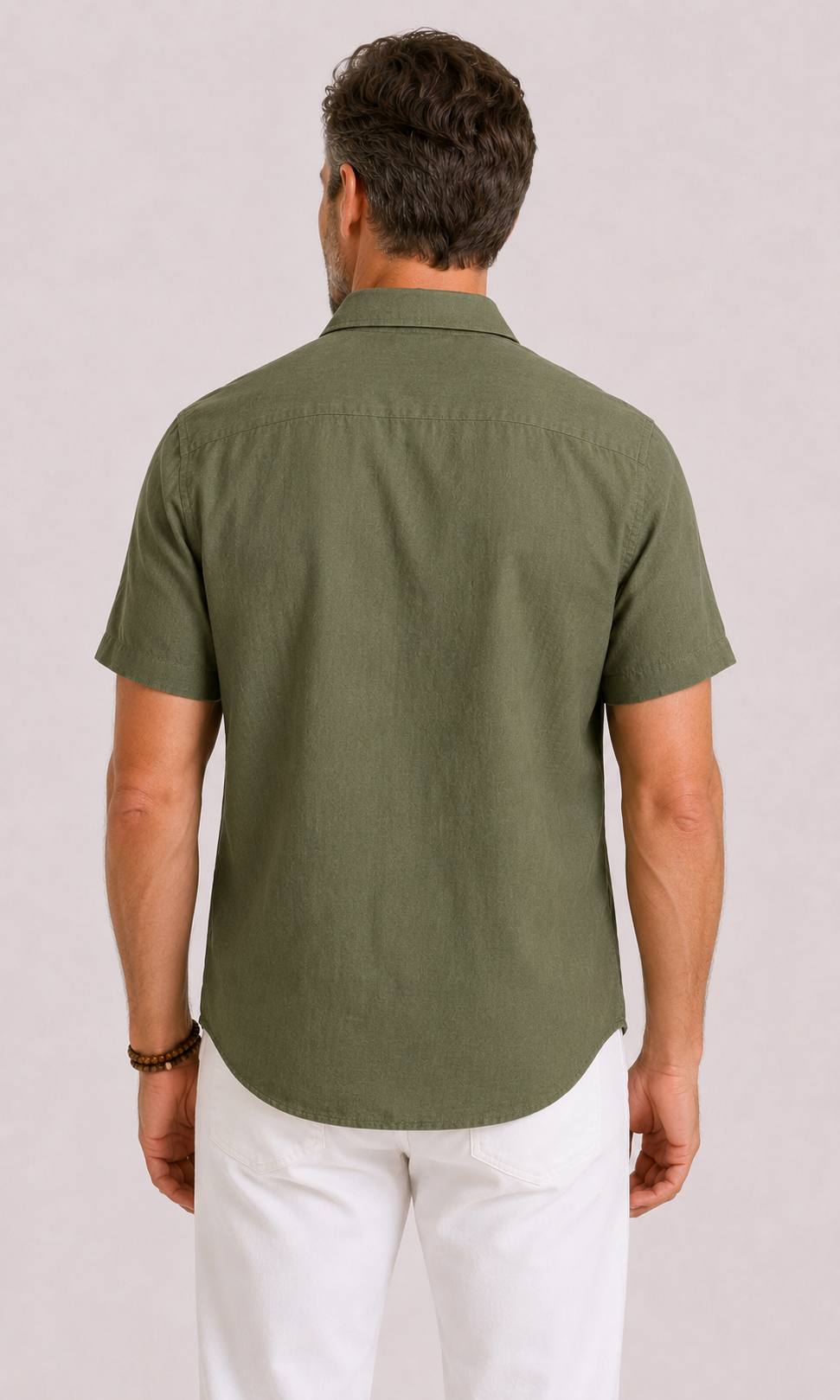 Optew Men’s Linen-Cotton Summer Shirt