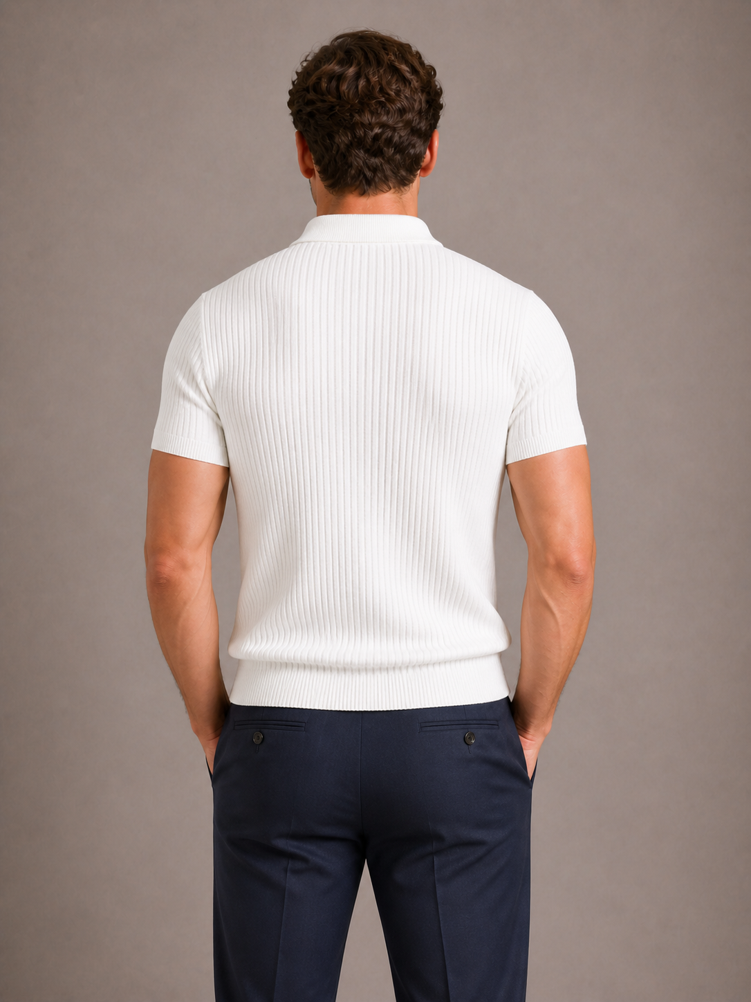 Optew Men’s Zip Polo