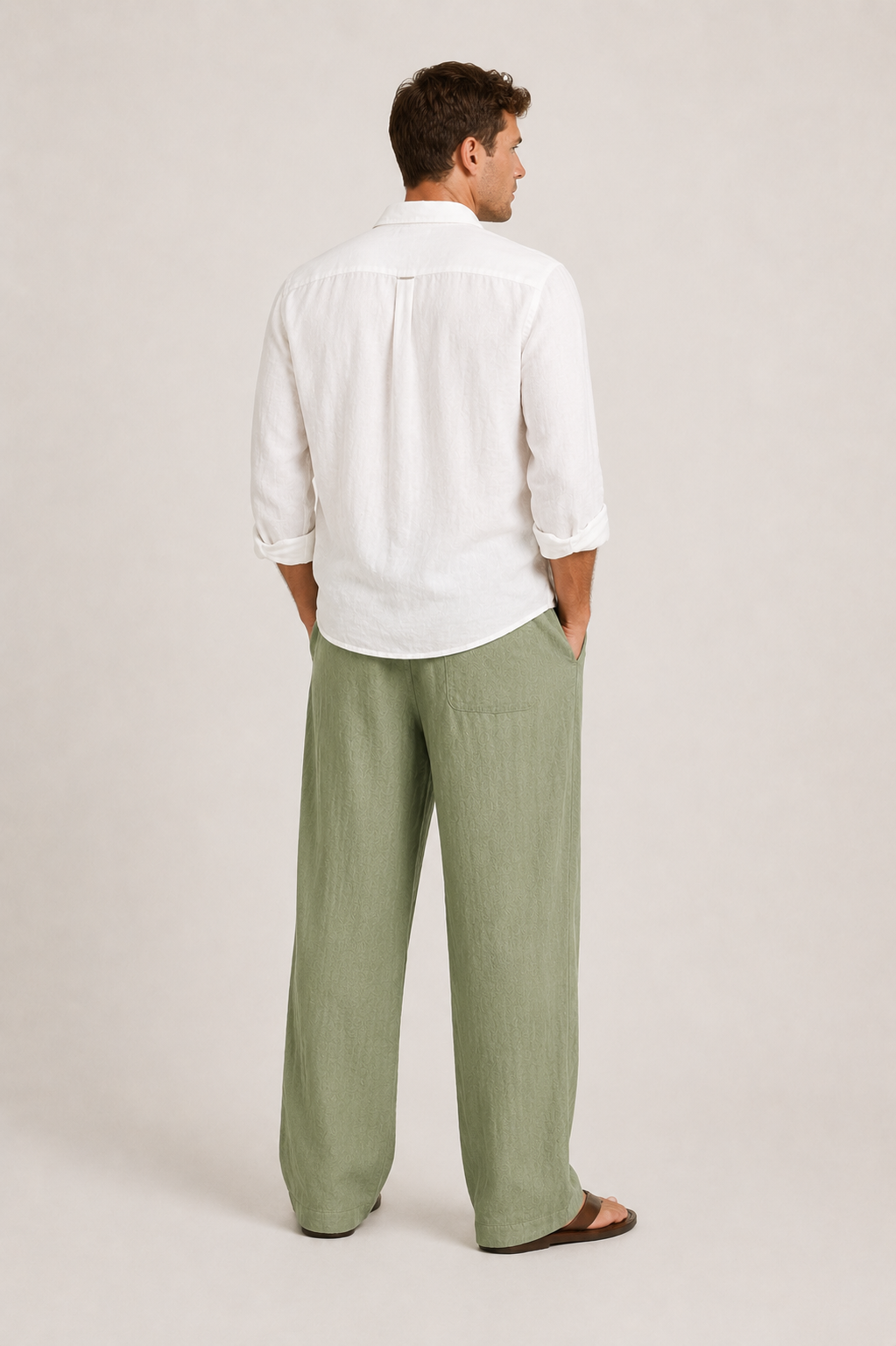 Optew Men’s Linen Trousers