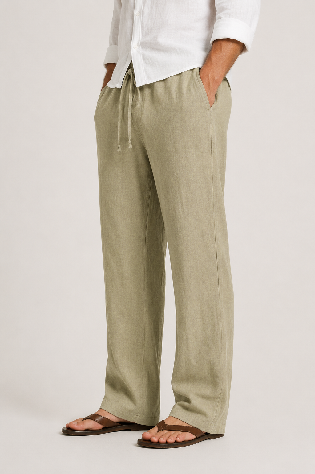 Optew Men’s Linen Trousers