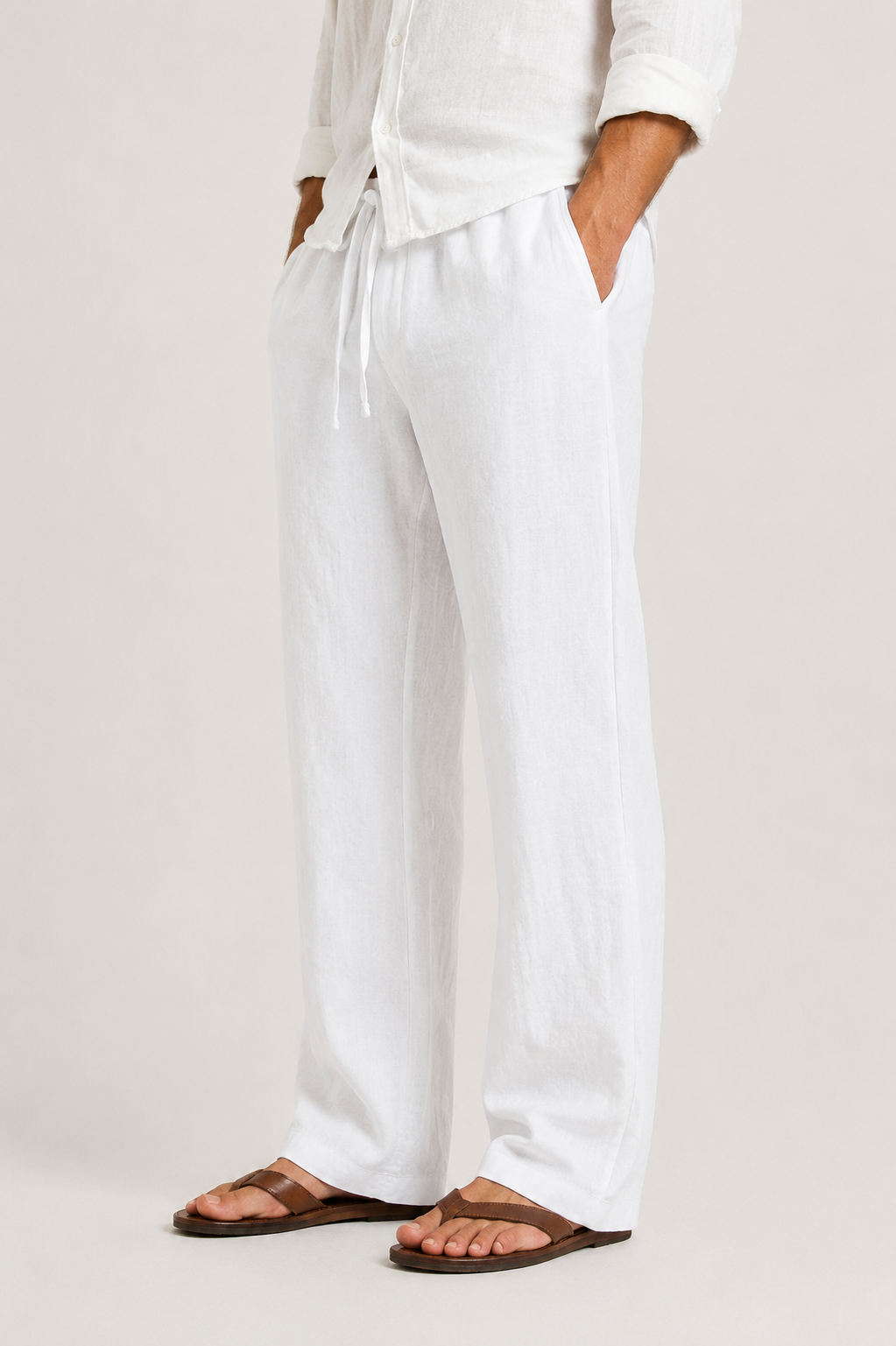 Optew Men’s Linen Trousers