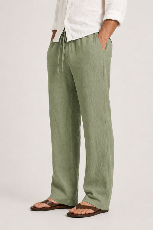 Optew Men’s Linen Trousers