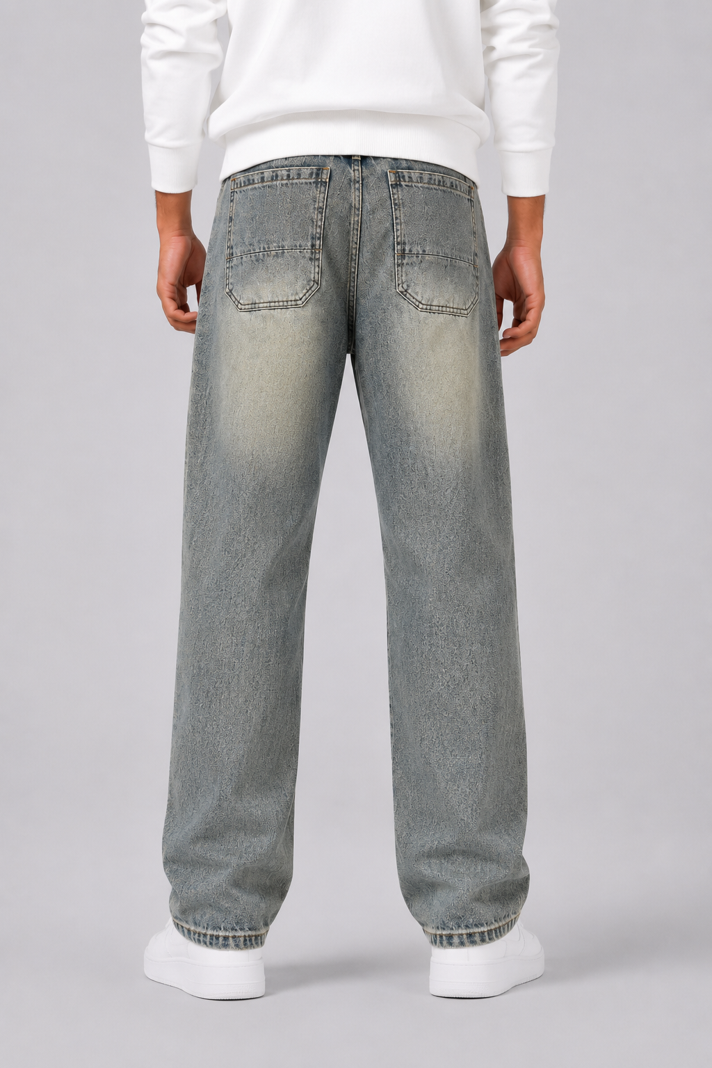 Optew Men’s Straight-Fit Denim Jeans