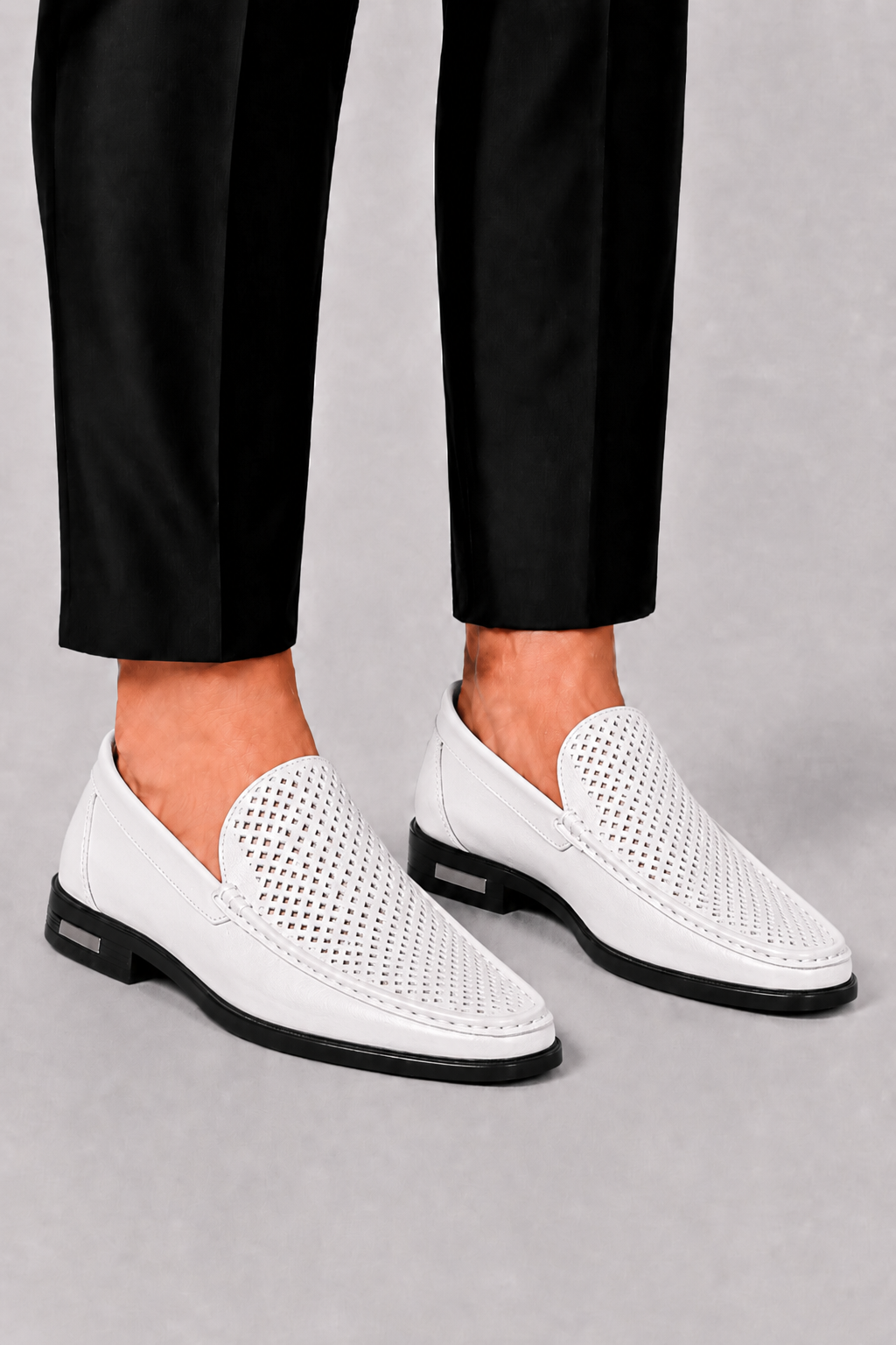 Optew Men’s Slip-On Leather Loafers