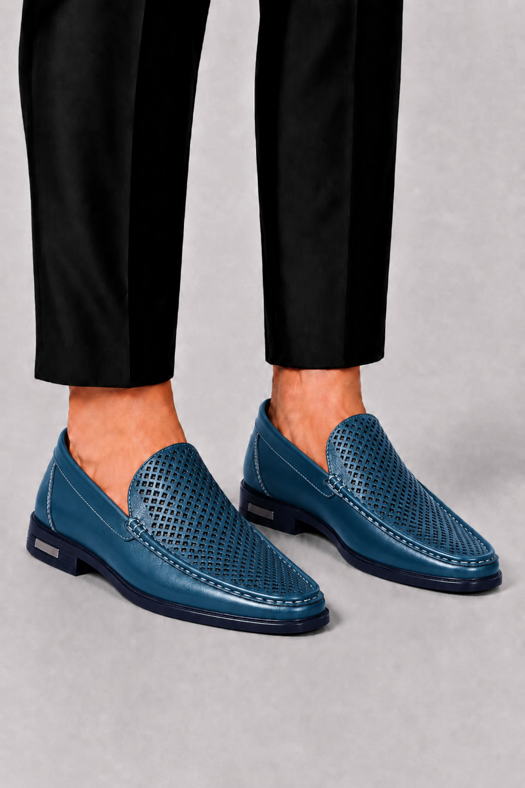 Optew Men’s Slip-On Leather Loafers