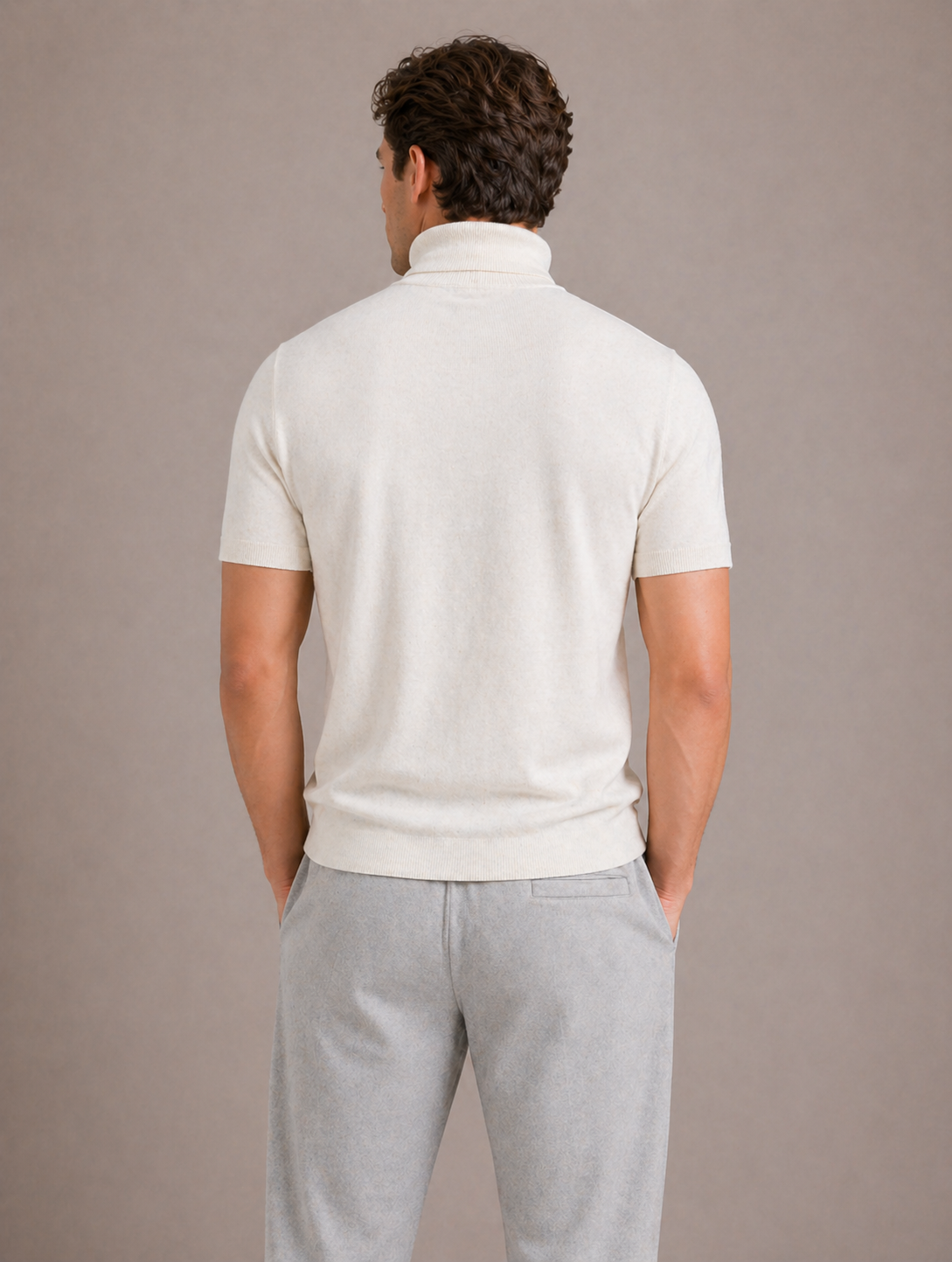 Optew Men’s Turtleneck T-Shirt