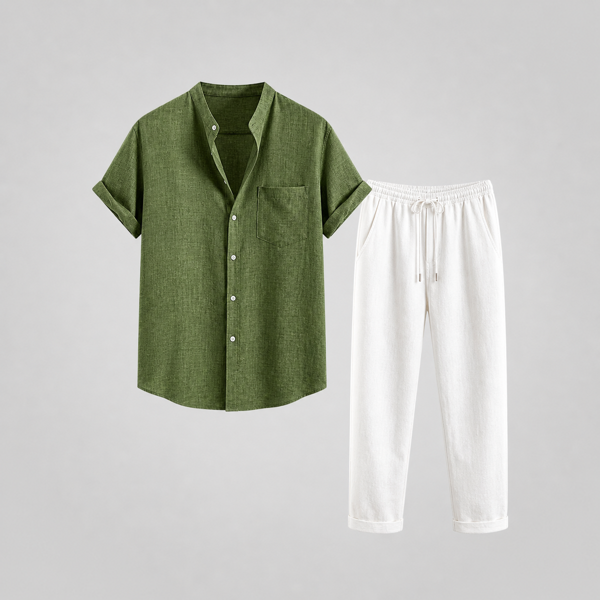 Optew Men’s Linen Set