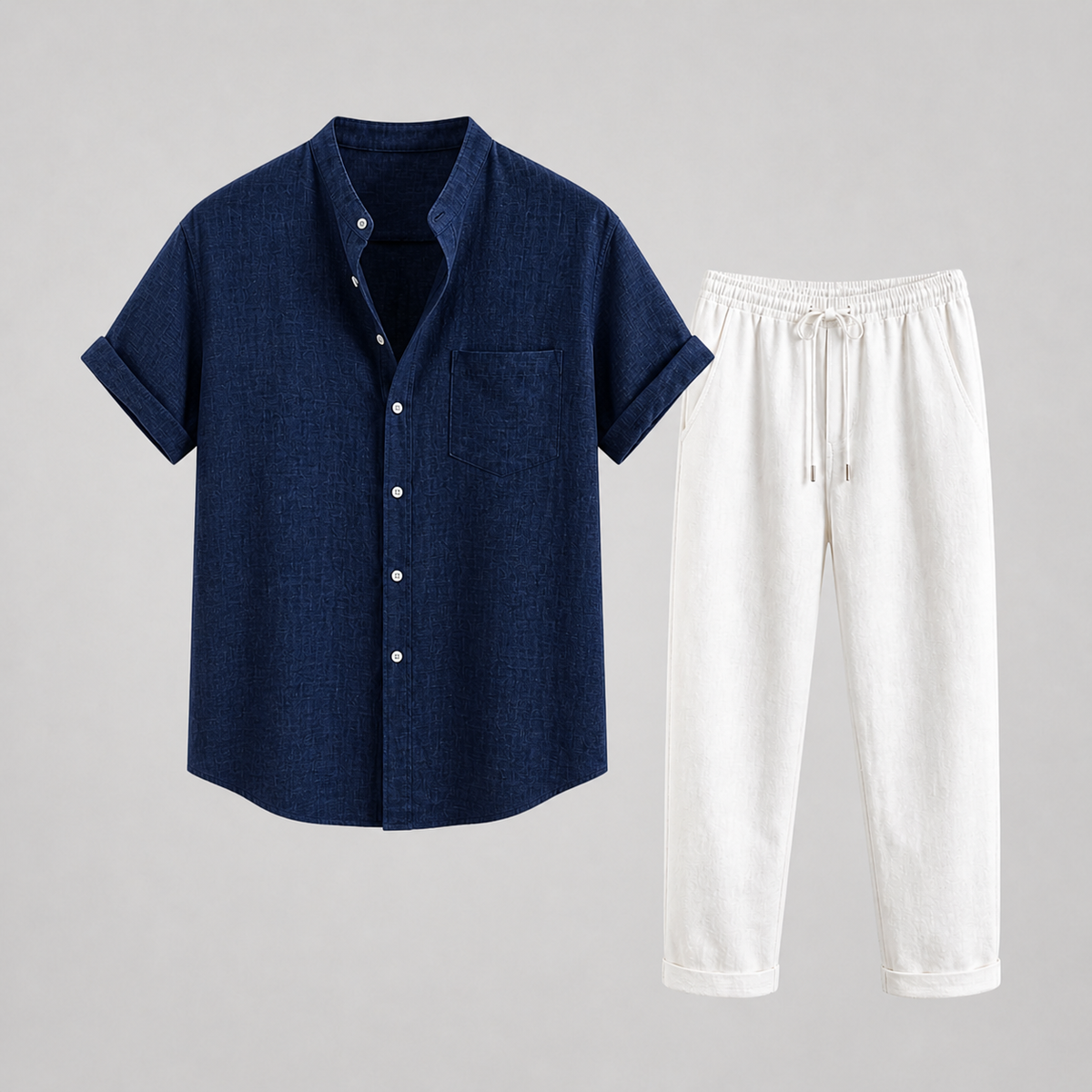 Optew Men’s Linen Set