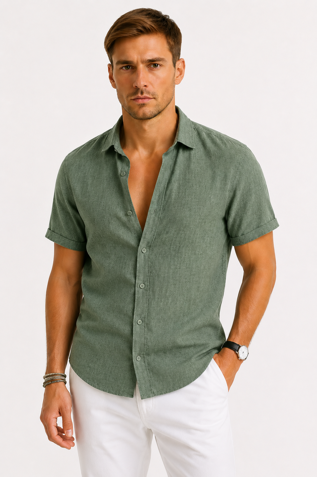 Optew Men’s Linen Shirt