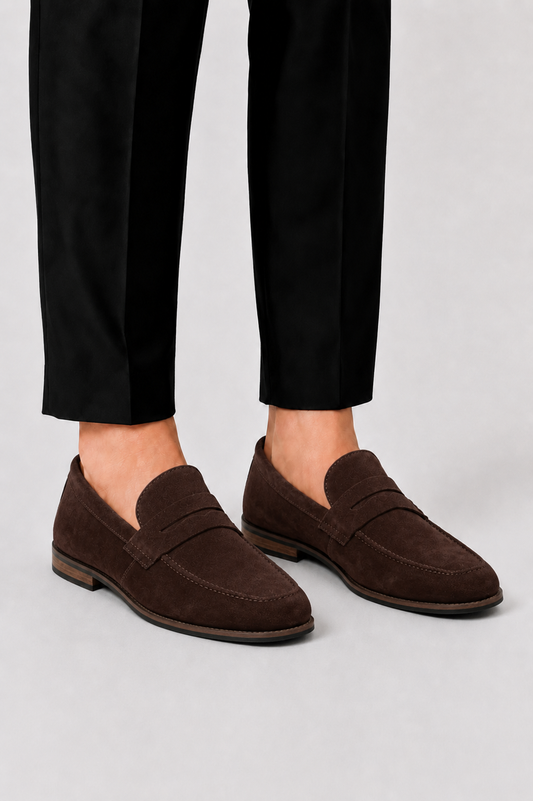 Optew Men’s Suede Loafers