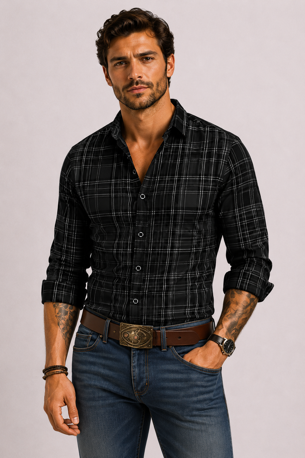 Optew Men’s Checkered Shirt