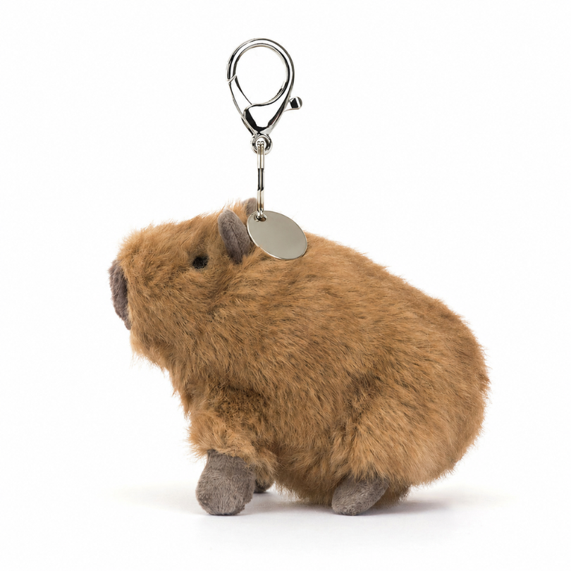 Clyde Capybara Bag Charm | Soft Plush Toy