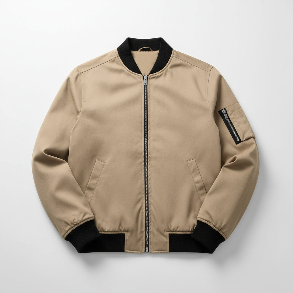 Optew Men’s Slim Bomber Jacket