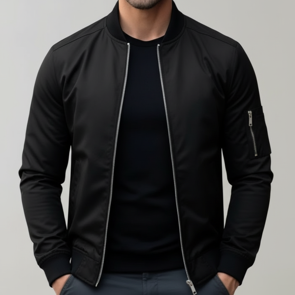 Optew Men’s Slim Bomber Jacket