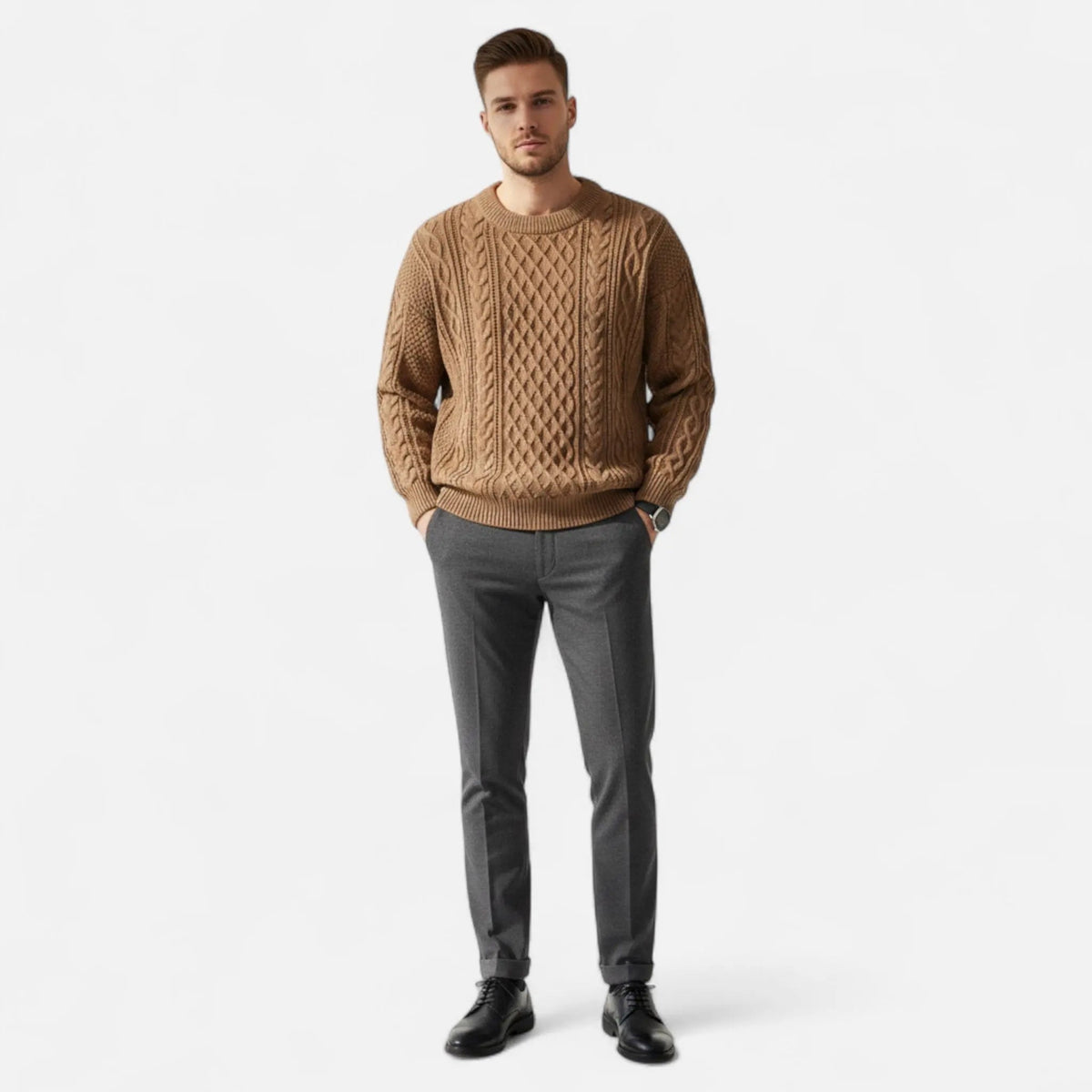 Optew Men’s Wool Sweater