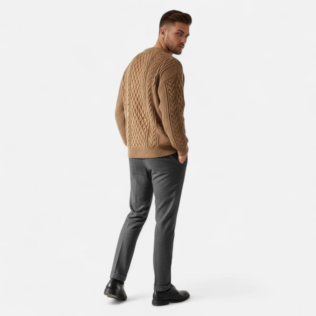 Optew Men’s Wool Sweater
