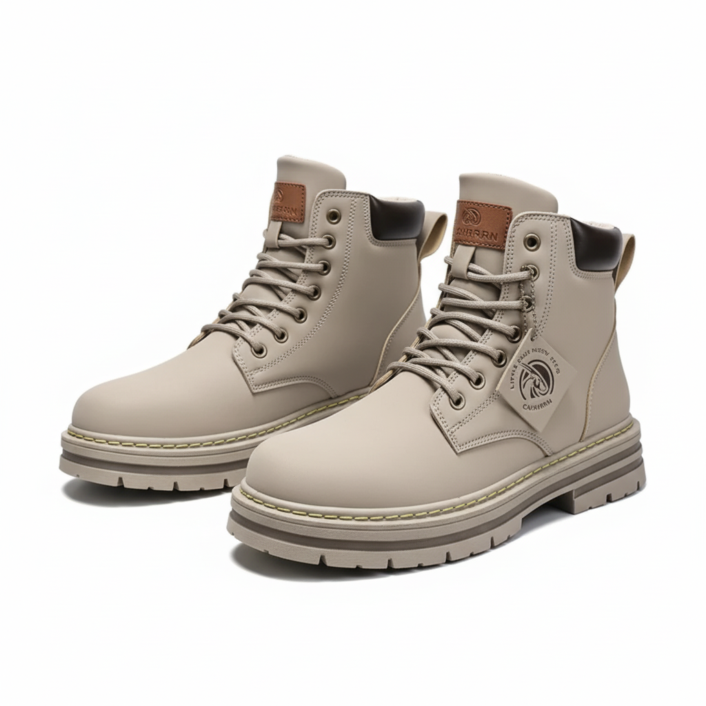 Optew Men’s Lace-Up Work Boots