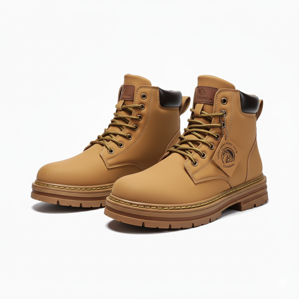 Optew Men’s Lace-Up Work Boots