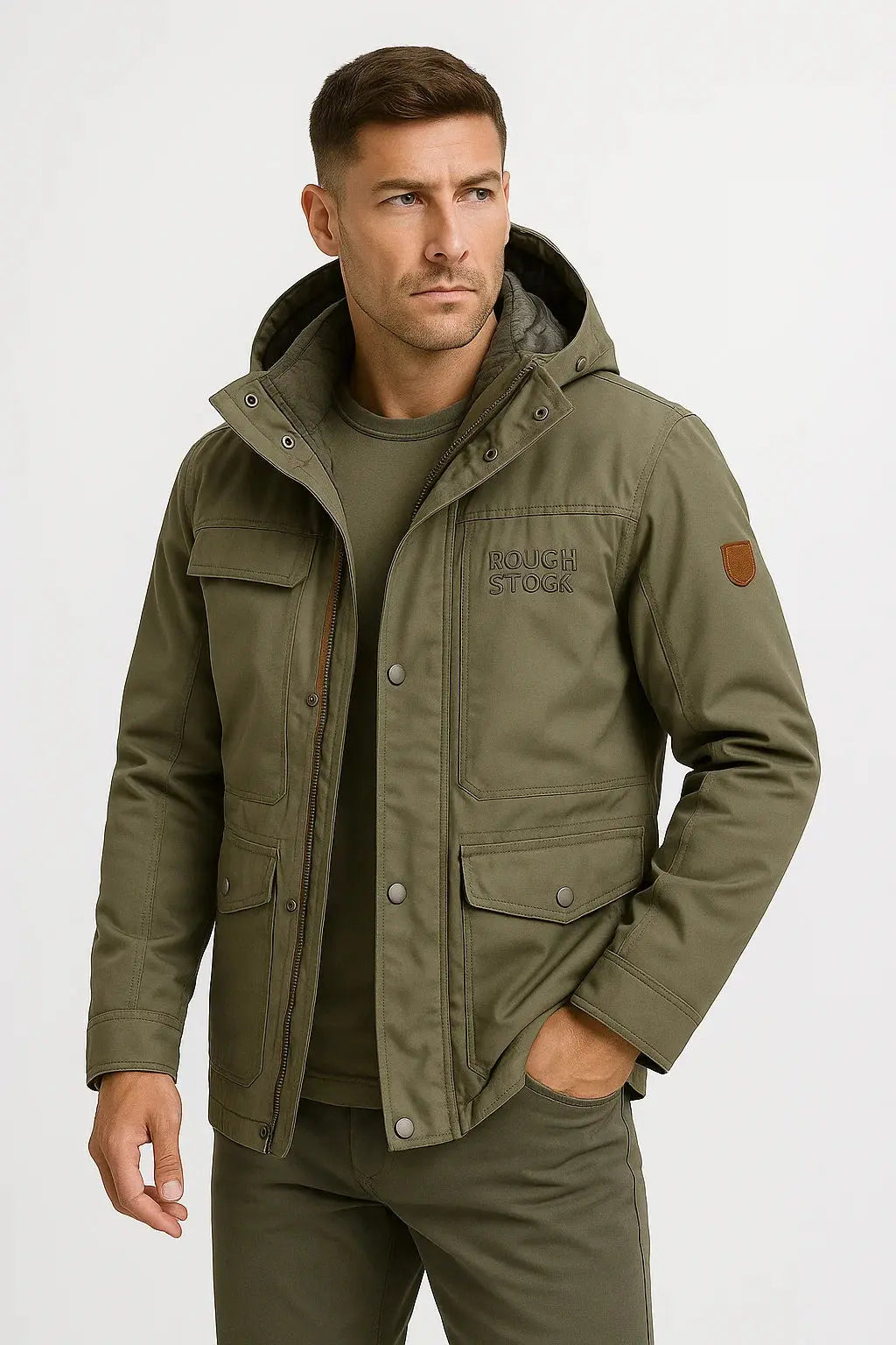 Optew Men's Insulated Waterproof Puffer Jacket for Outdoor Activities