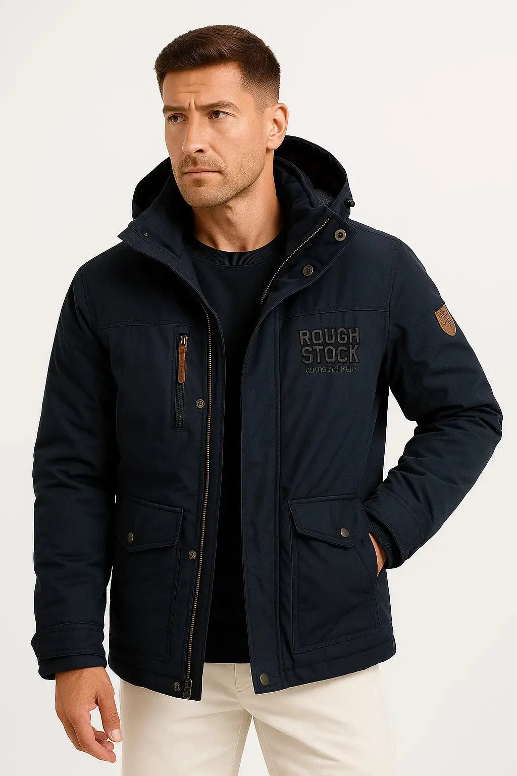 Optew Men's Insulated Waterproof Puffer Jacket for Outdoor Activities